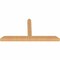 Ekena Millwork Portland Timber Gable Bracket, Western Red Cedar, 84"W x 42"H x 5 1/2"D x 5 1/2"F, 12/12 Pitch GBW084X42X0606POR00SWR - alternate 3
